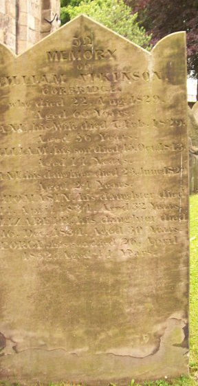 A grave stone in the cemetery of St Andrews