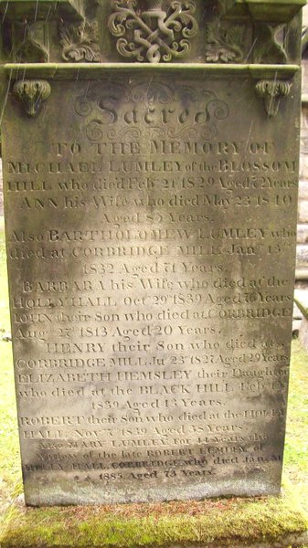 A grave stone in the cemetery of St Andrews