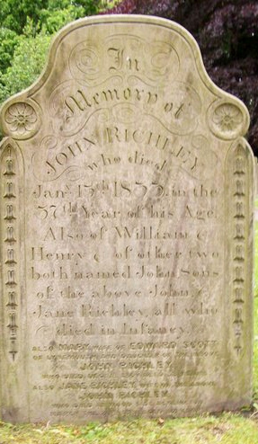 A grave stone in the cemetery of St Andrews