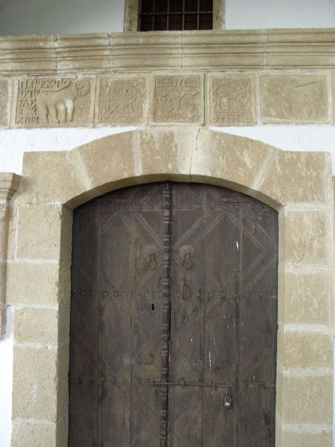 The chapel entrance