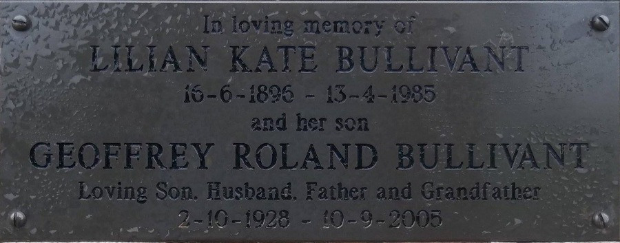 Lilian Kate and Geoffrey Roland Bullivant