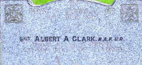 Grave of Albert Arthur Clark