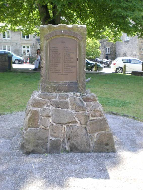 War Memorial - Castleton, Derbyshire, England