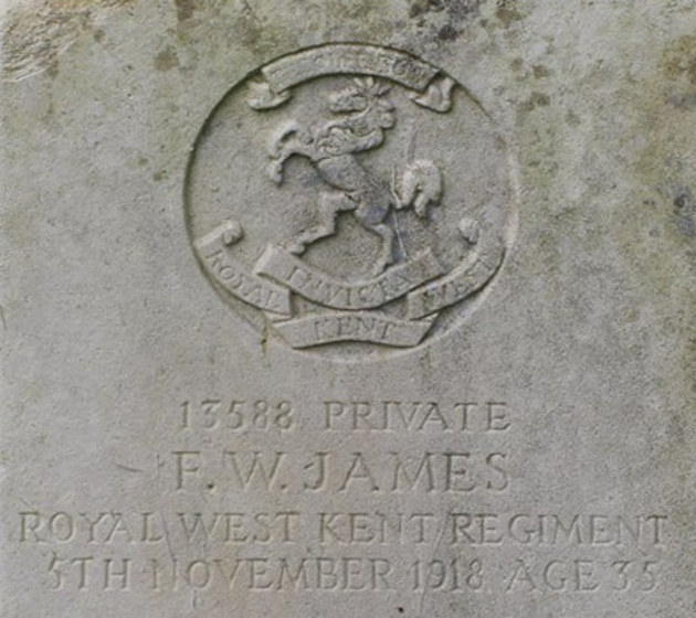 Private F. W. James