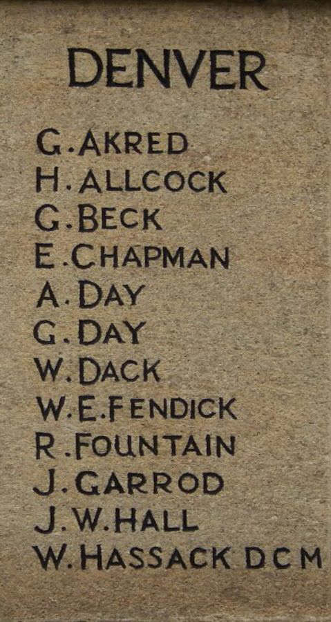 Names WW I