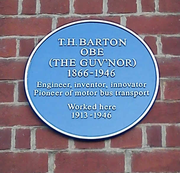 Thomas Henry Barton plaque