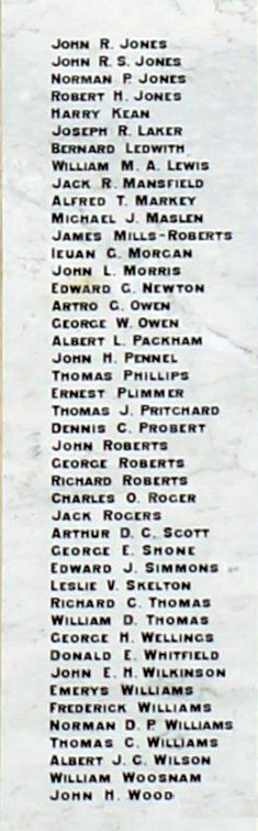 Names WW II