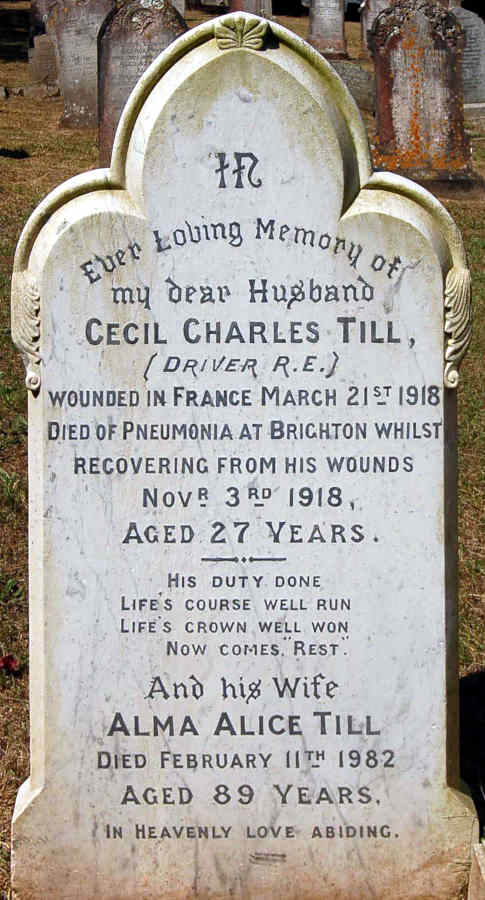 Grave of Cecil Charles Till
