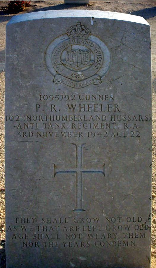 Grave of Peter Ralph Wheeler